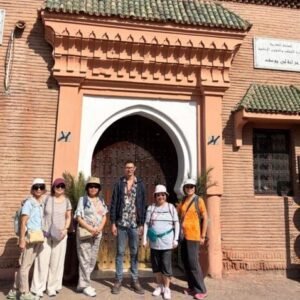 Walking tour in the old city of Marrakech