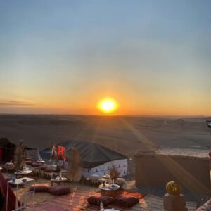 Magical sunset dinner in agafay desert from marakech