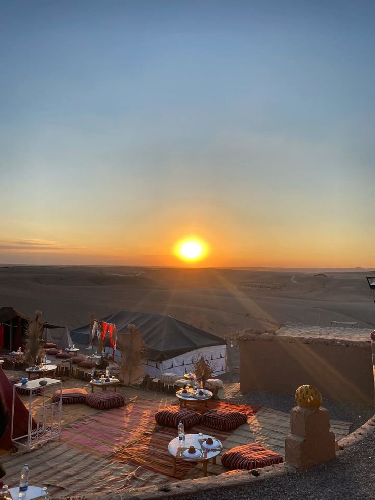 Magical sunset dinner in agafay desert from marakech